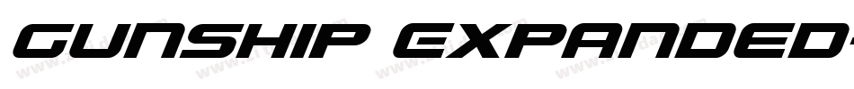 Gunship Expanded字体转换